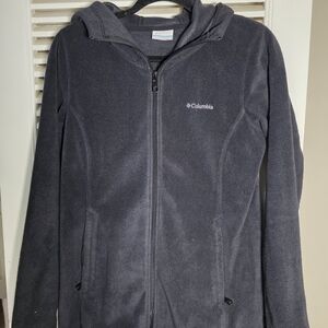 Columbia Charcoal Full-Zip Fleece Jacket